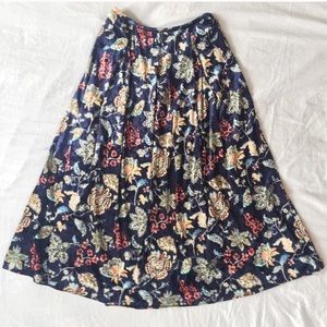 Eva Franco for Anthropologie Velvet Skirt
